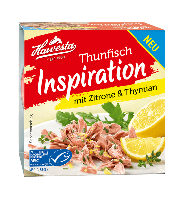 Hawesta Thunfisch Inspiration "Zitrone & Thymian"
